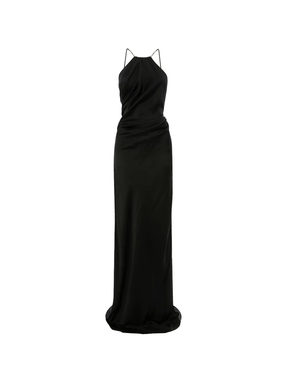Victoria Beckham chain halter gown - Blu