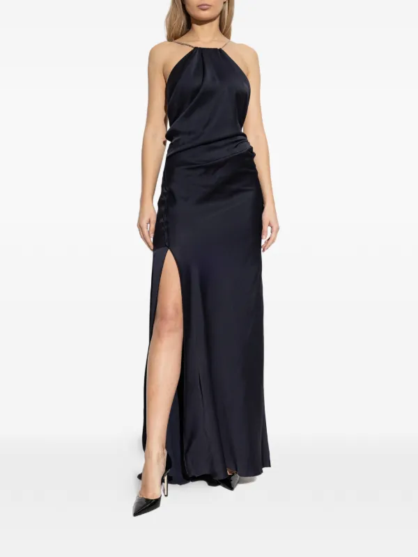 victoria beckham halter dress Victoria Beckham Chain Halter Gown