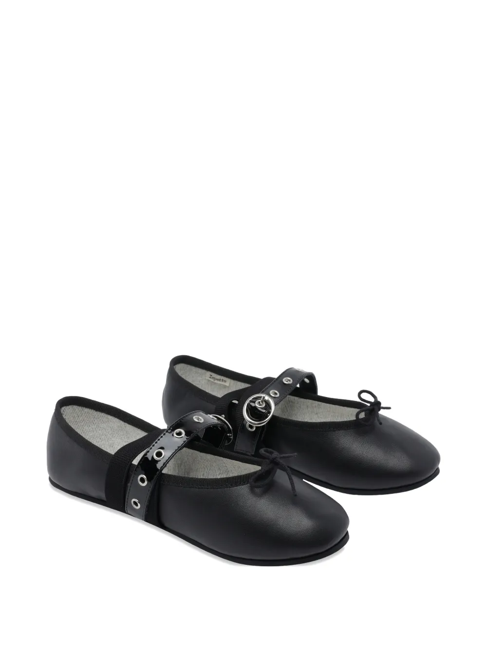 Repetto buckled ballet flats - Zwart
