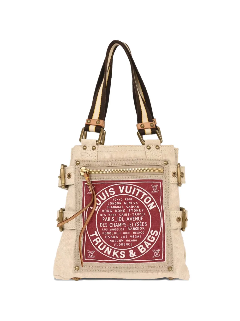 Louis Vuitton Pre-Owned Borsa a spalla PM Cruise Line Globe 2005 - Toni neutri