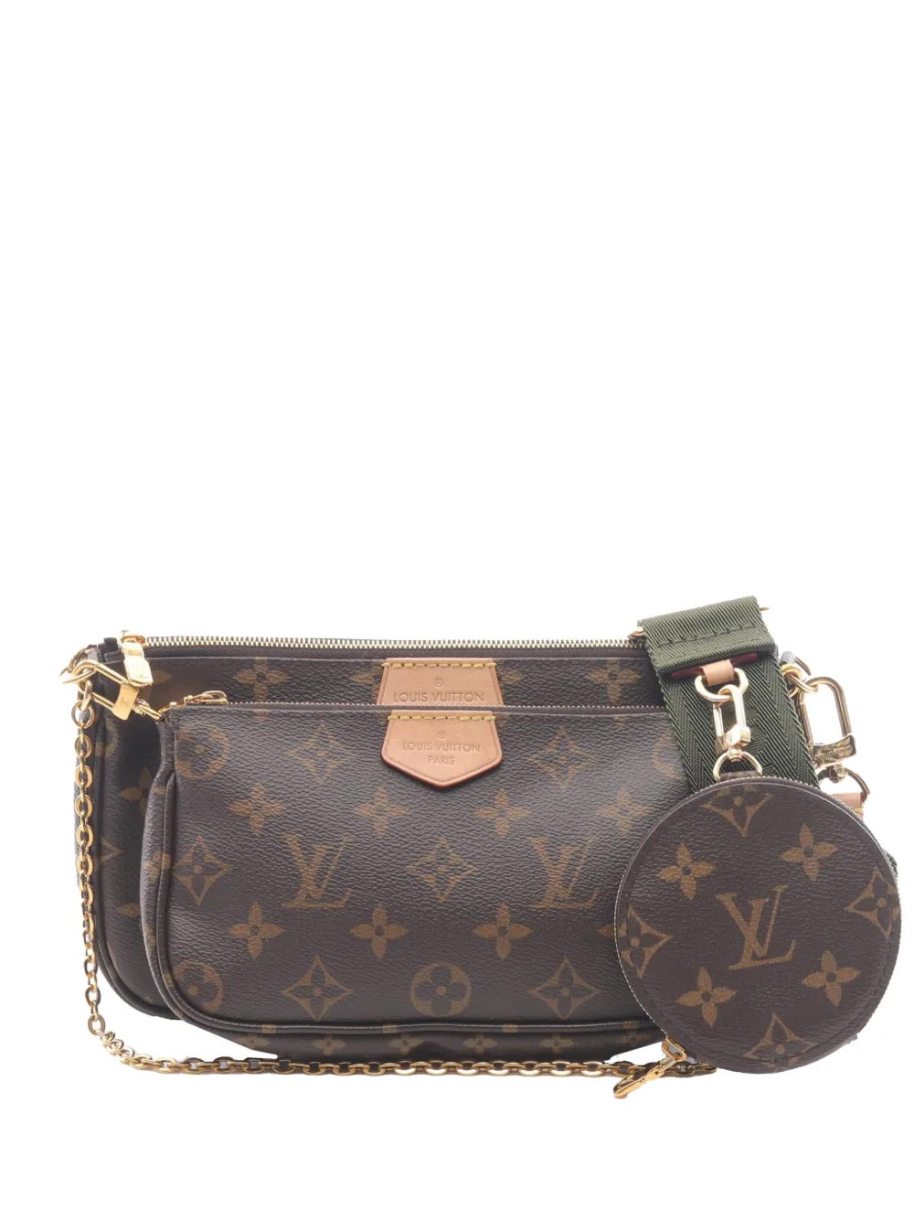 Louis Vuitton Pre-Owned 2021-2025 Monogram Multi Pochette Accessoires satchel - Marrone