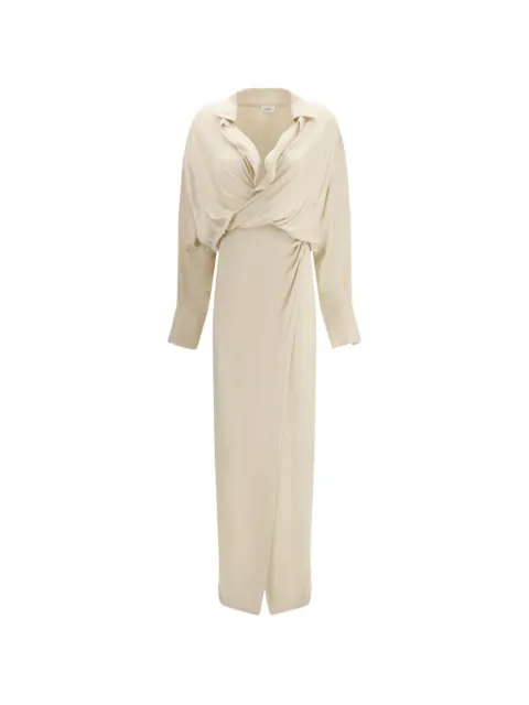 THE ANDAMANE Paloma draped maxi dress