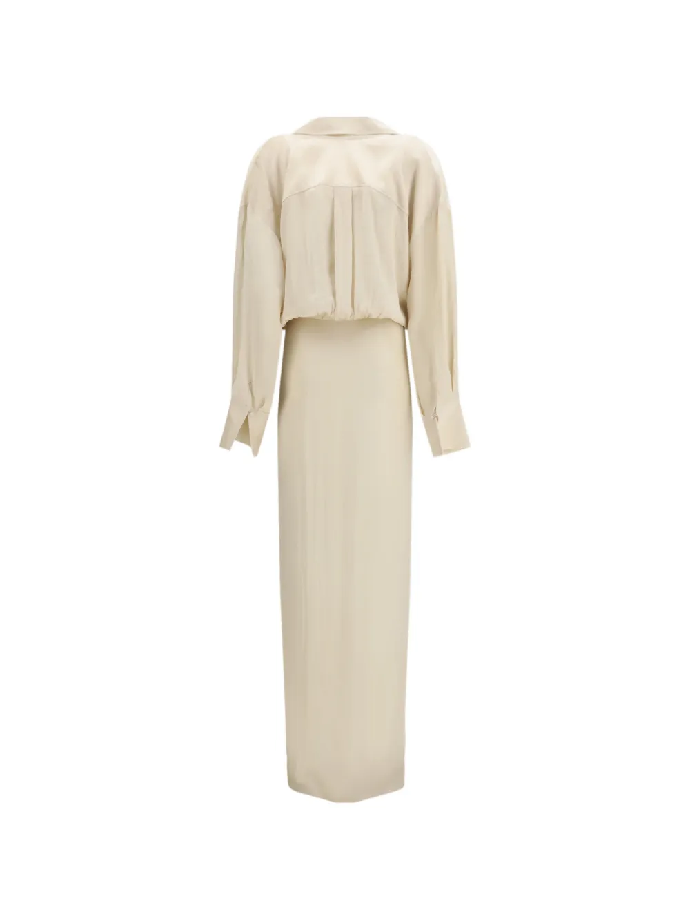  The Andamane Paloma Draped Maxi Dress - Neutrals 