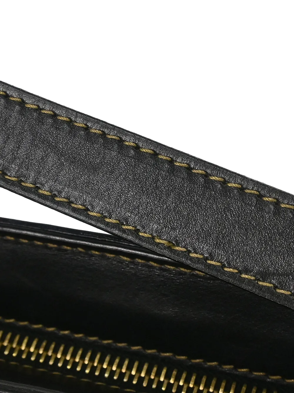 2007 Pequin Striped-Pattern Shoulder Bag