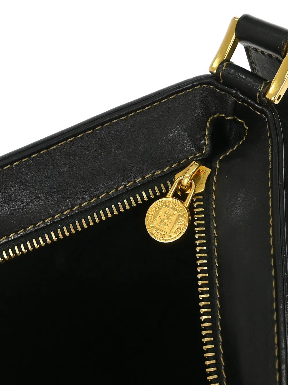 2007 Pequin Striped-Pattern Shoulder Bag