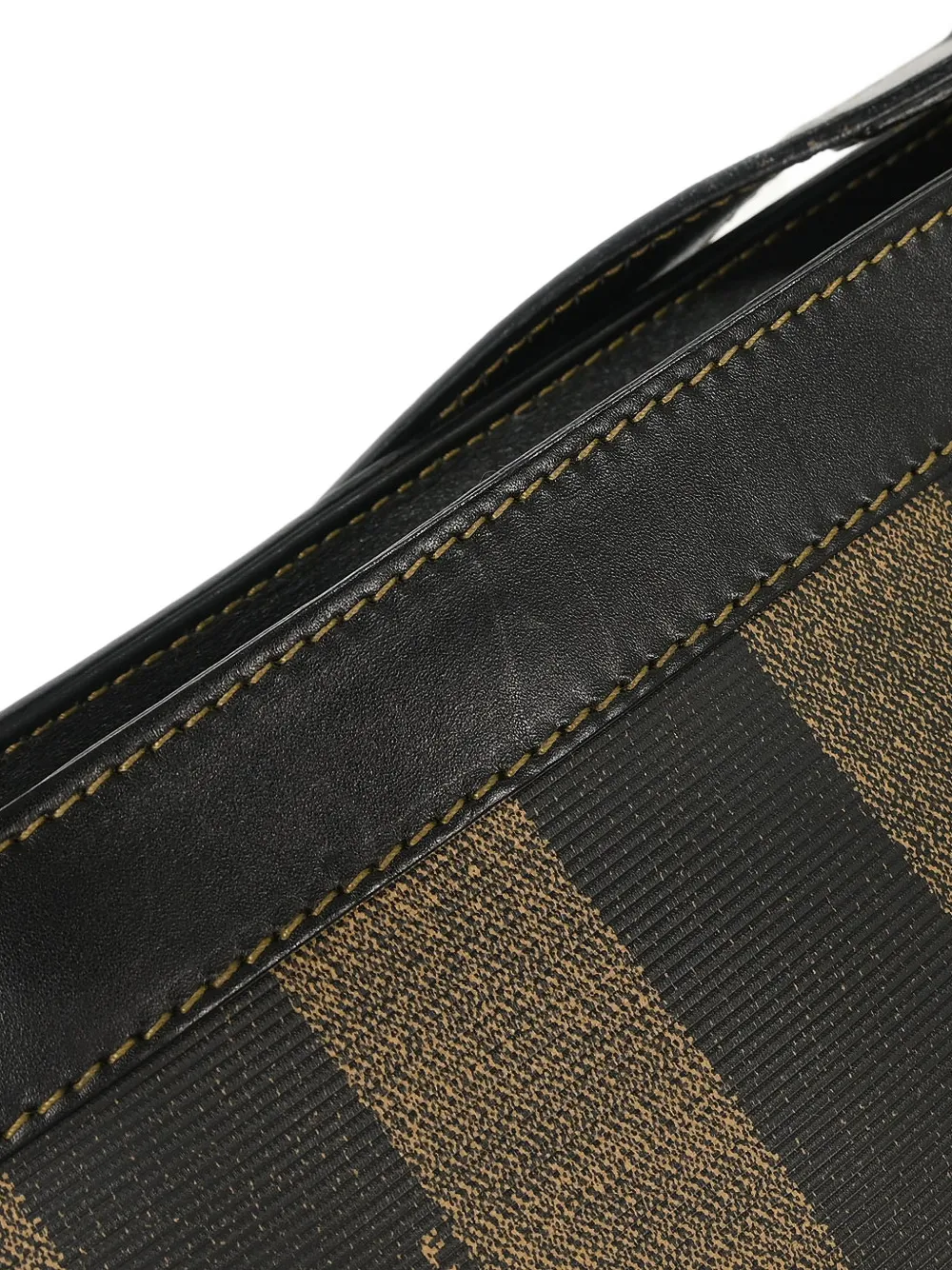 2007 Pequin Striped-Pattern Shoulder Bag