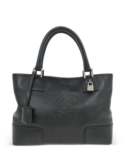 Loewe Pre-Owned 2007 30 Fusta shopper met logo-reliëf