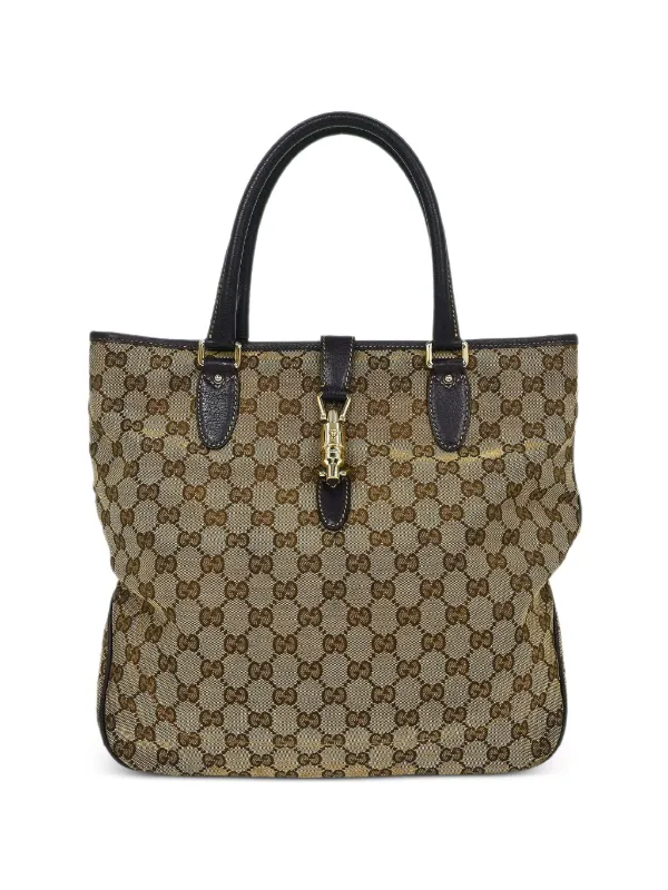 Gucci Pre-owned 1990-2000s New Jackie Tote Bag in Neutrals