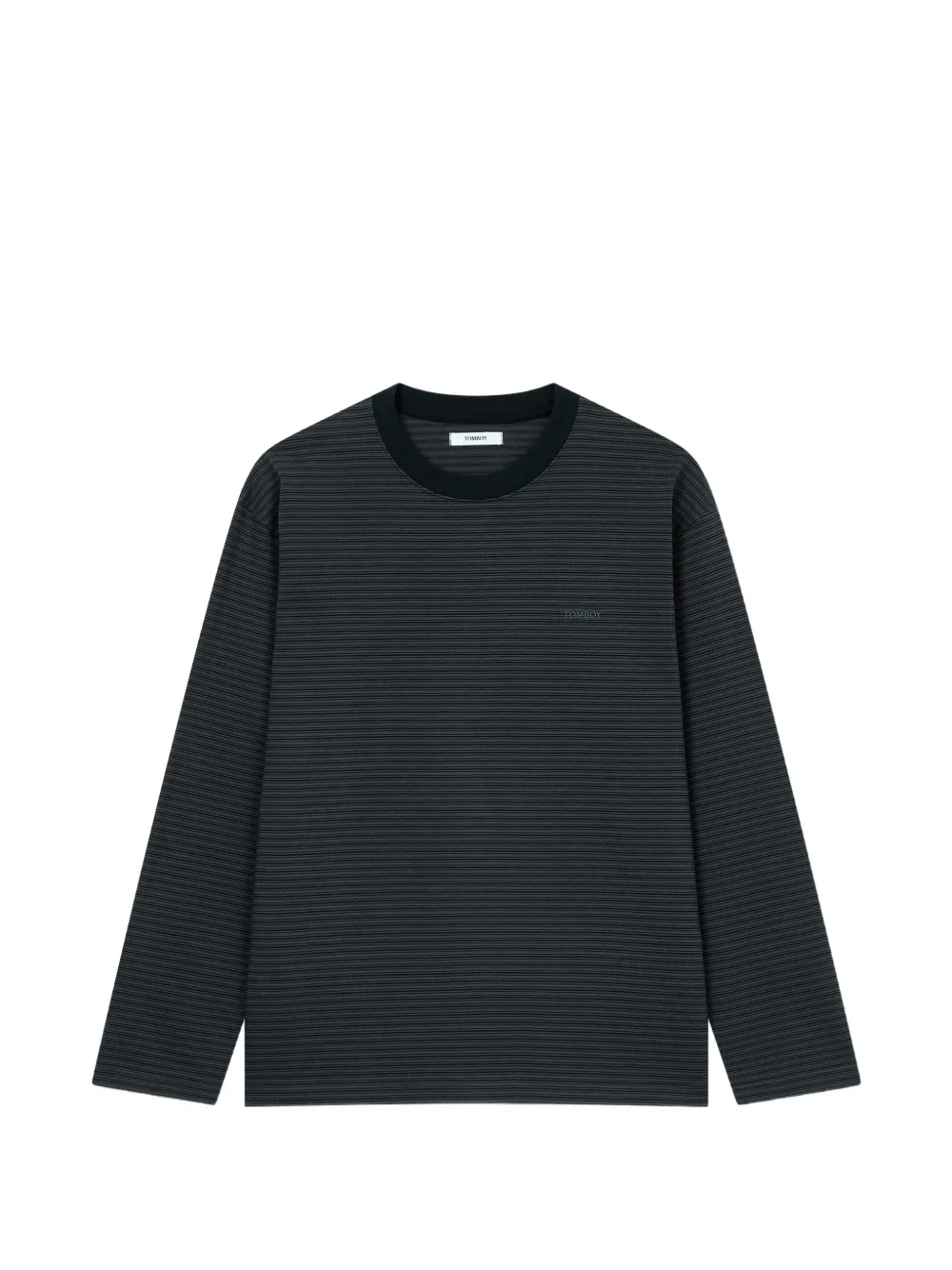 TOMBOY striped long-sleeves top - Grigio