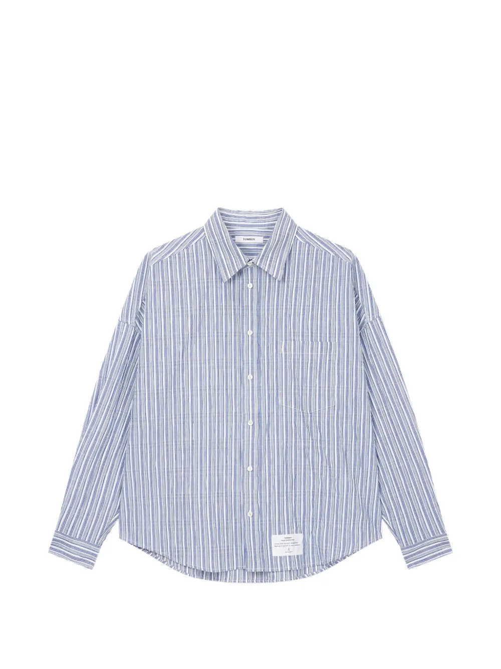 TOMBOY stripe shirt - Blu