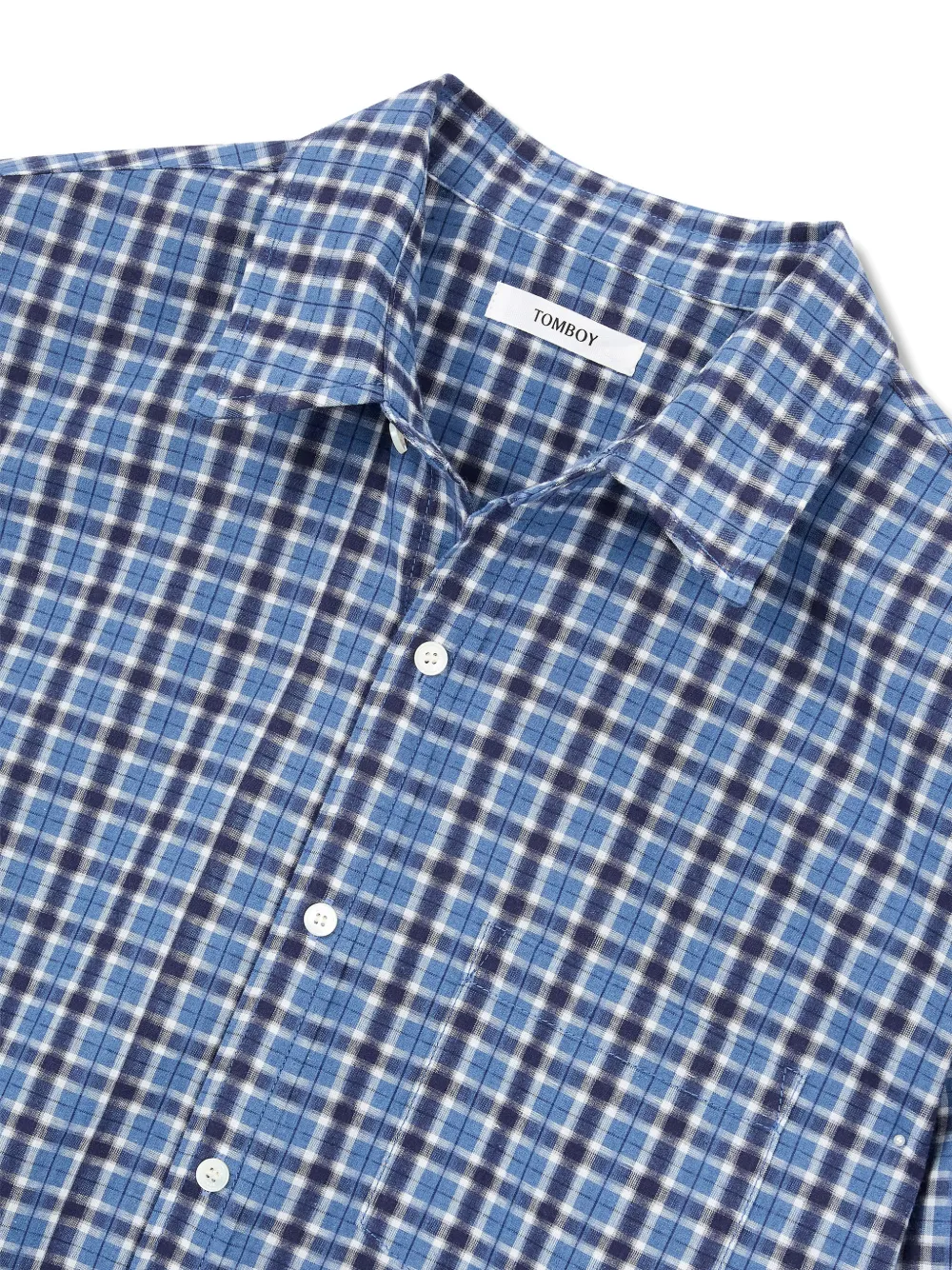  Tomboy Checkered Shirt - Blue 