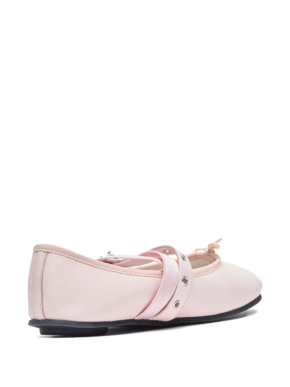 Repetto bow-detail buckle ballet flats Roze