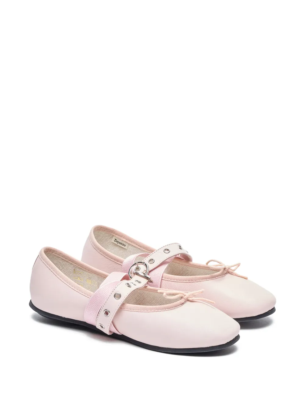 Repetto Ballerina's met strikdetail Roze