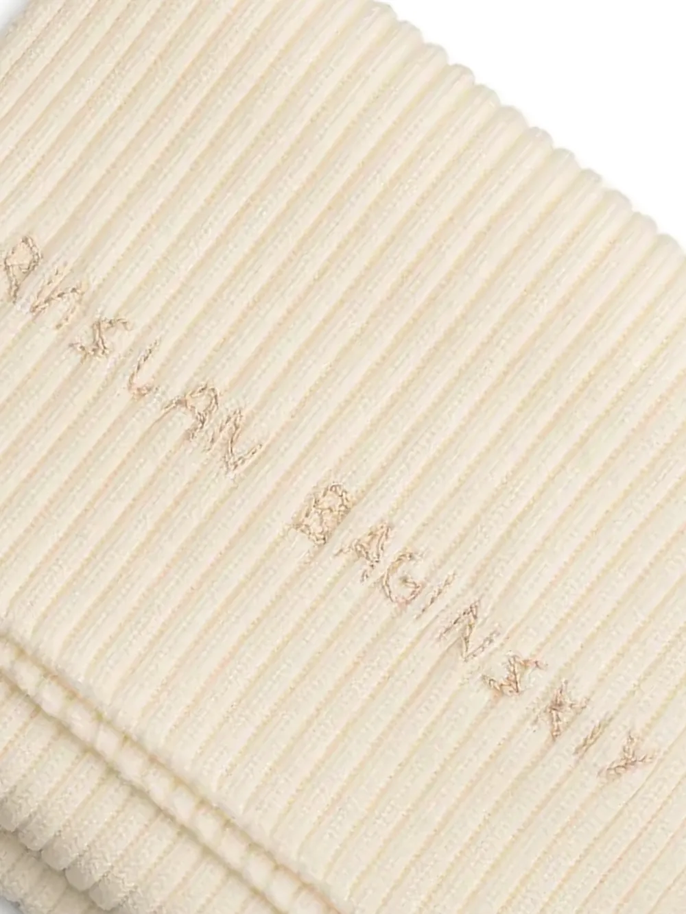 Ruslan Baginskiy Geribbelde sjaal Beige
