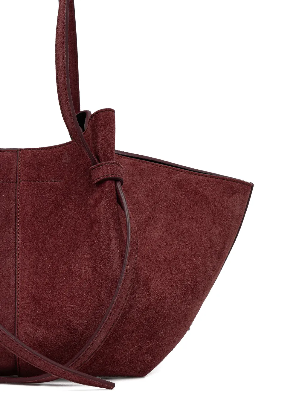 Yuzefi Mochi schoudertas met geknoopt detail Rood