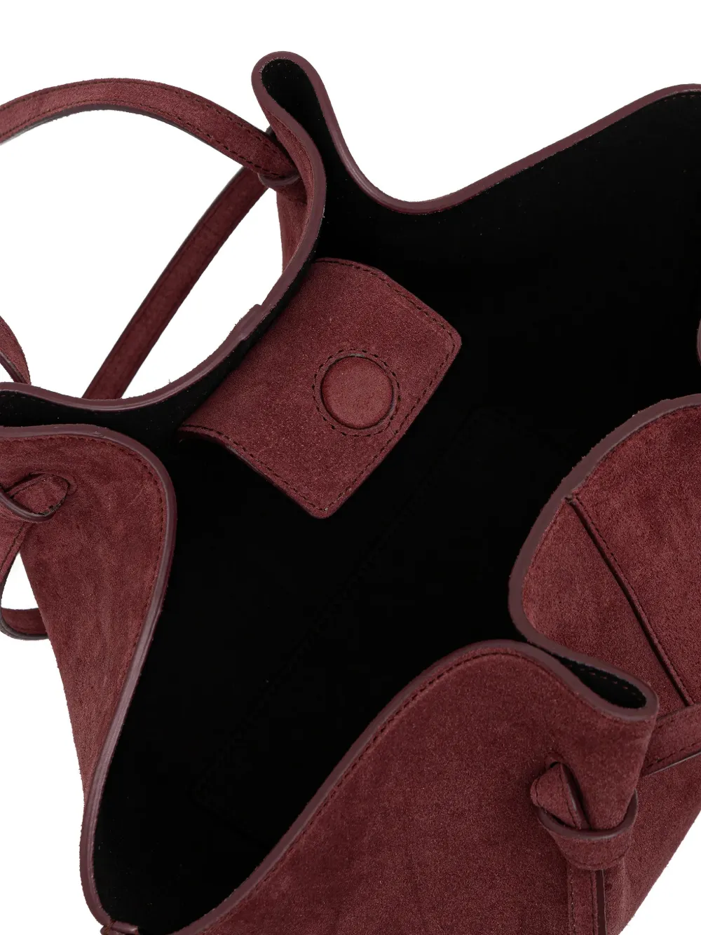 Yuzefi Mochi schoudertas met geknoopt detail Rood
