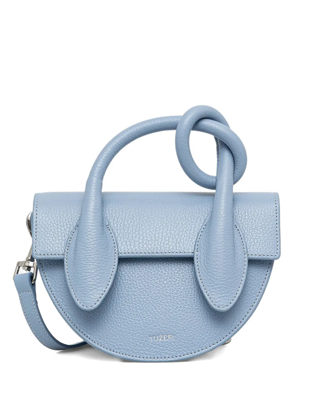 Yuzefi Pretzel knotted tote bag - Blu