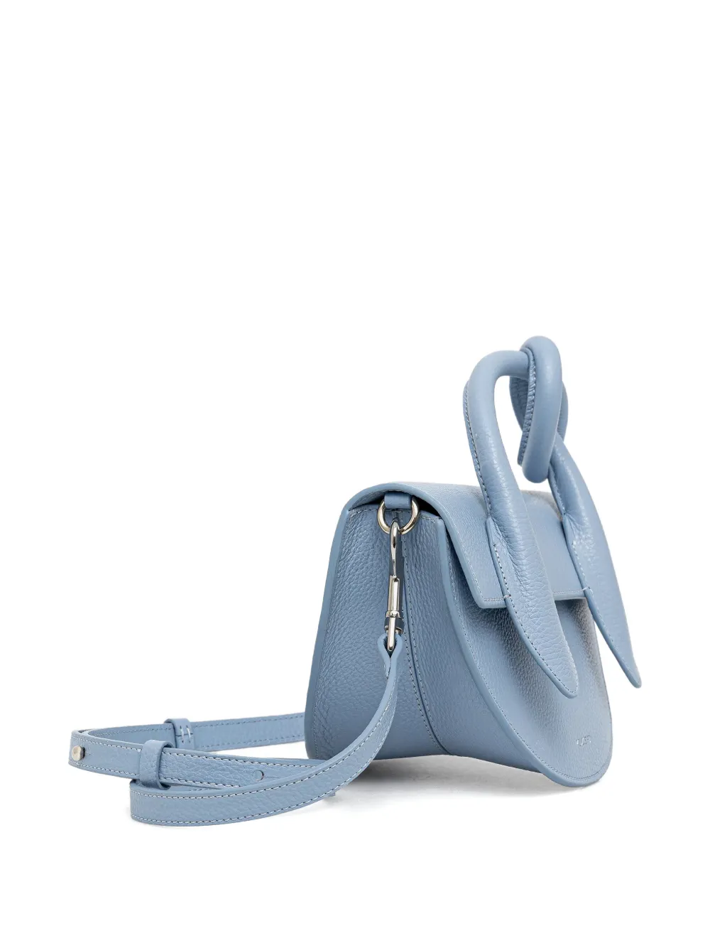Yuzefi Pretzel knotted tote bag - Blauw