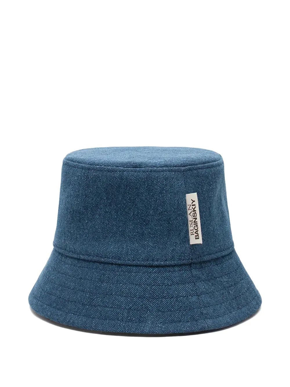 Ruslan Baginskiy logo-patch bucket hat - Blu