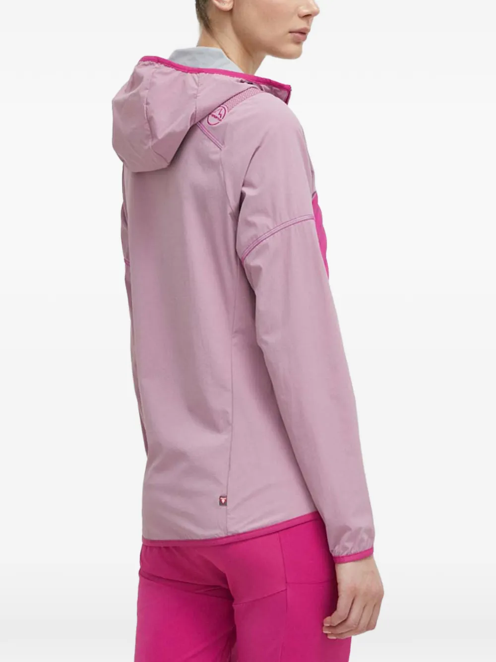 La Sportiva Quilted-design Hooded Performance Jacket - Pink 