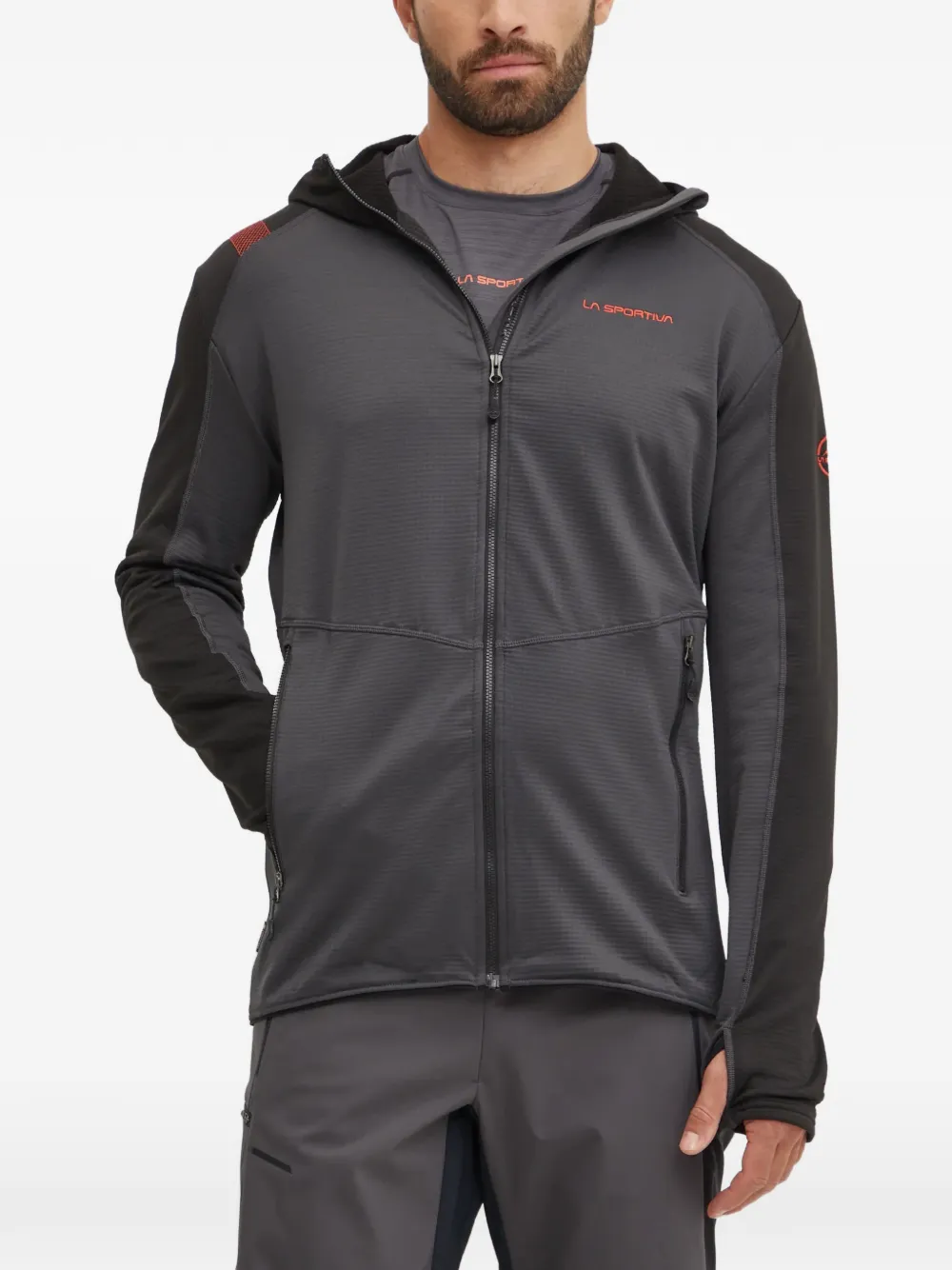 La Sportiva zip-up hoodie - Grigio