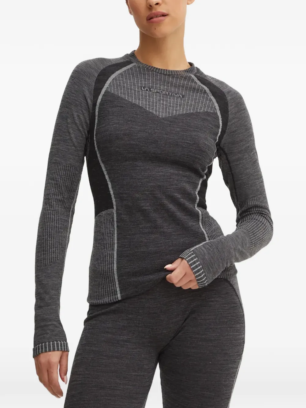 La Sportiva Long-sleeved Base Layer In Gray
