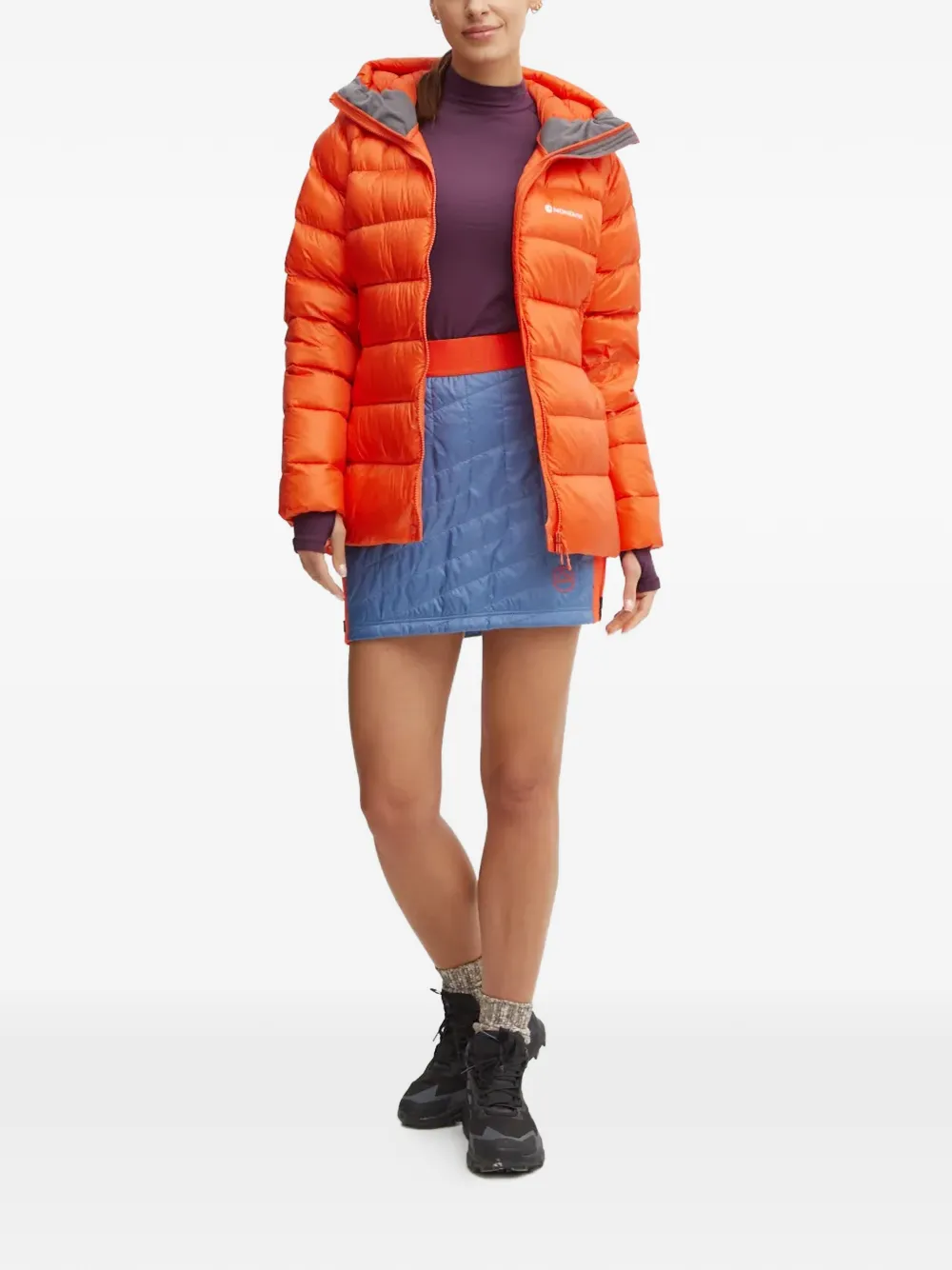 La Sportiva quilted side-zip skirt - Blauw