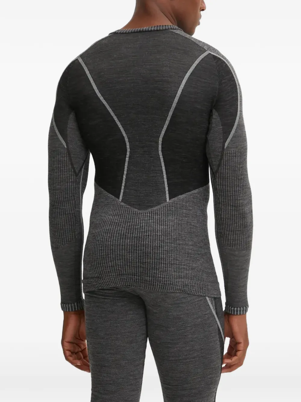 La Sportiva panelled-design long-sleeve T-shirt - Grijs