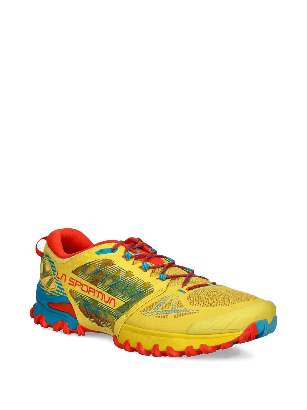 La Sportiva Bushido III patterned sneakers Geel