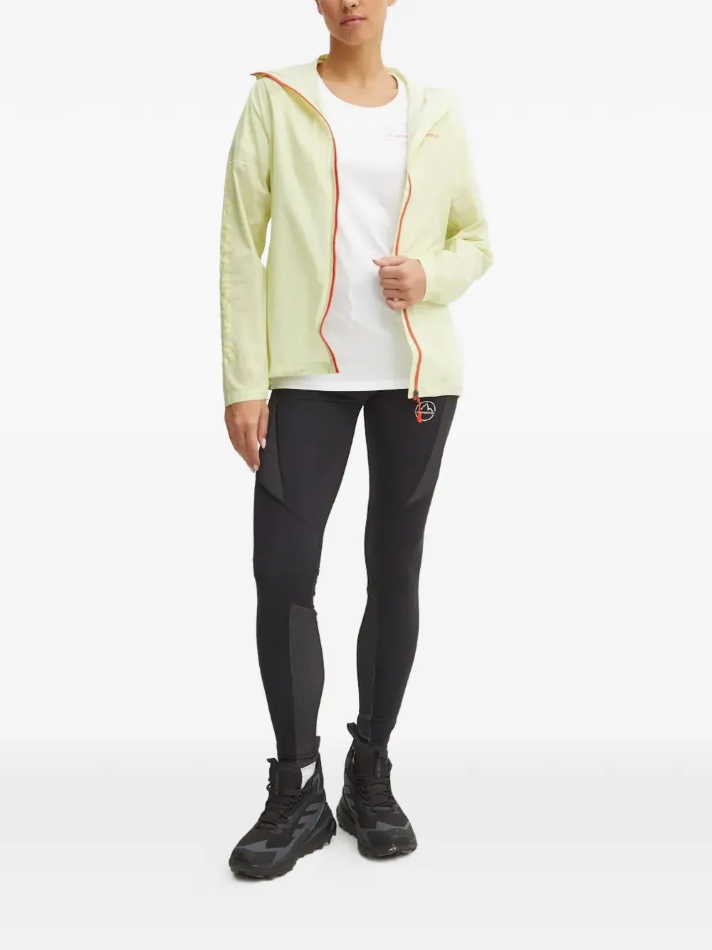  La Sportiva Hooded Zip Jacket - Yellow 