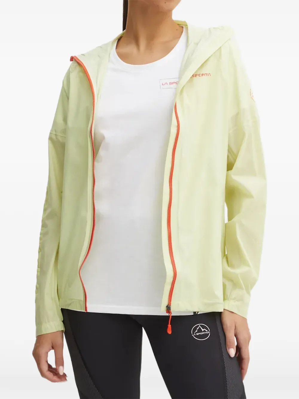  La Sportiva Hooded Zip Jacket - Yellow 