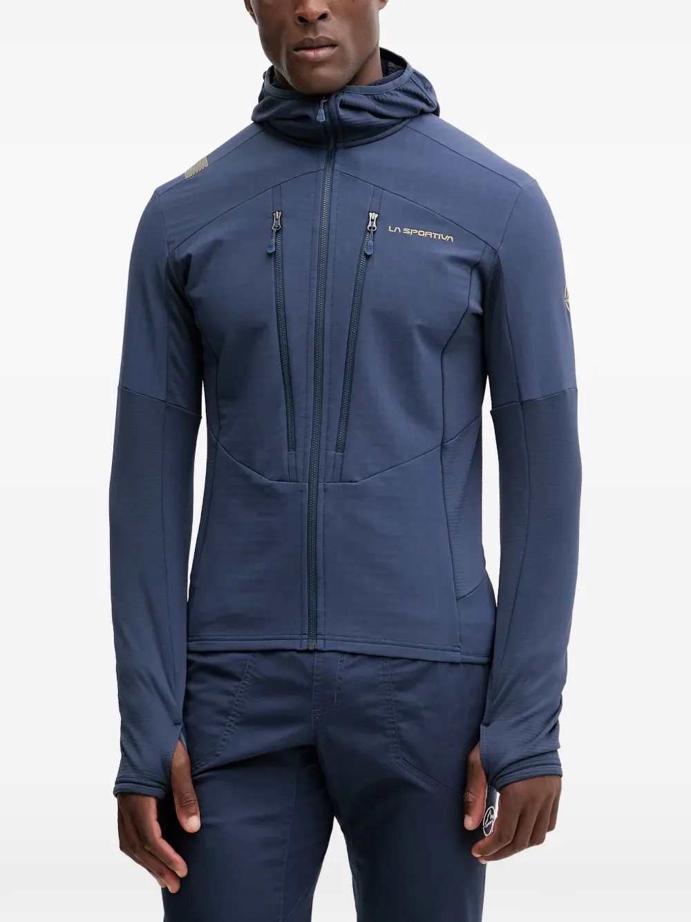 La Sportiva Session Tech zip hooded jacket - Blau