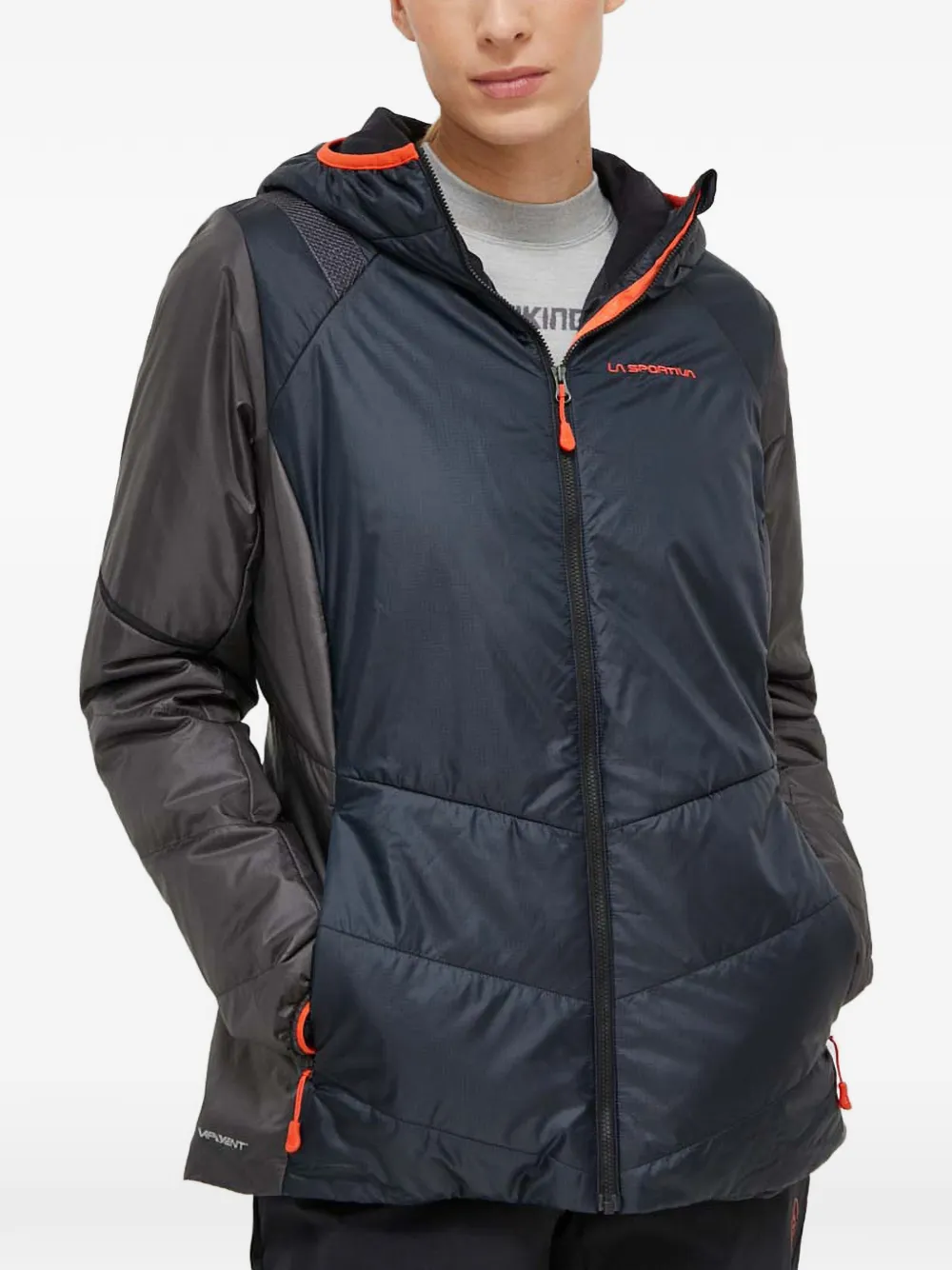 La Sportiva Mythic hooded quilted jacket - Blu