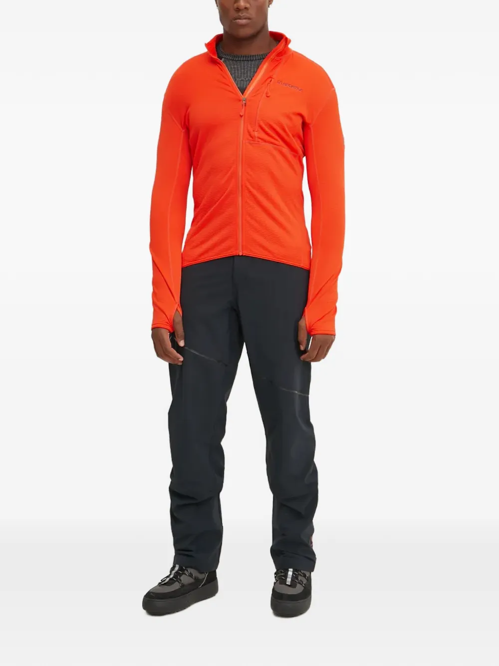 La Sportiva zip-fastening performance trousers - Zwart