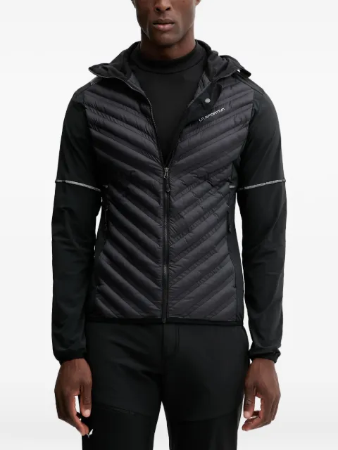La Sportiva hooded quilted jacket