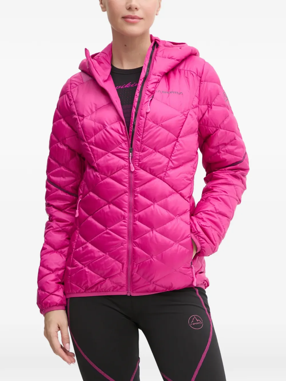 La Sportiva Pinnacle hooded jacket - Rosa