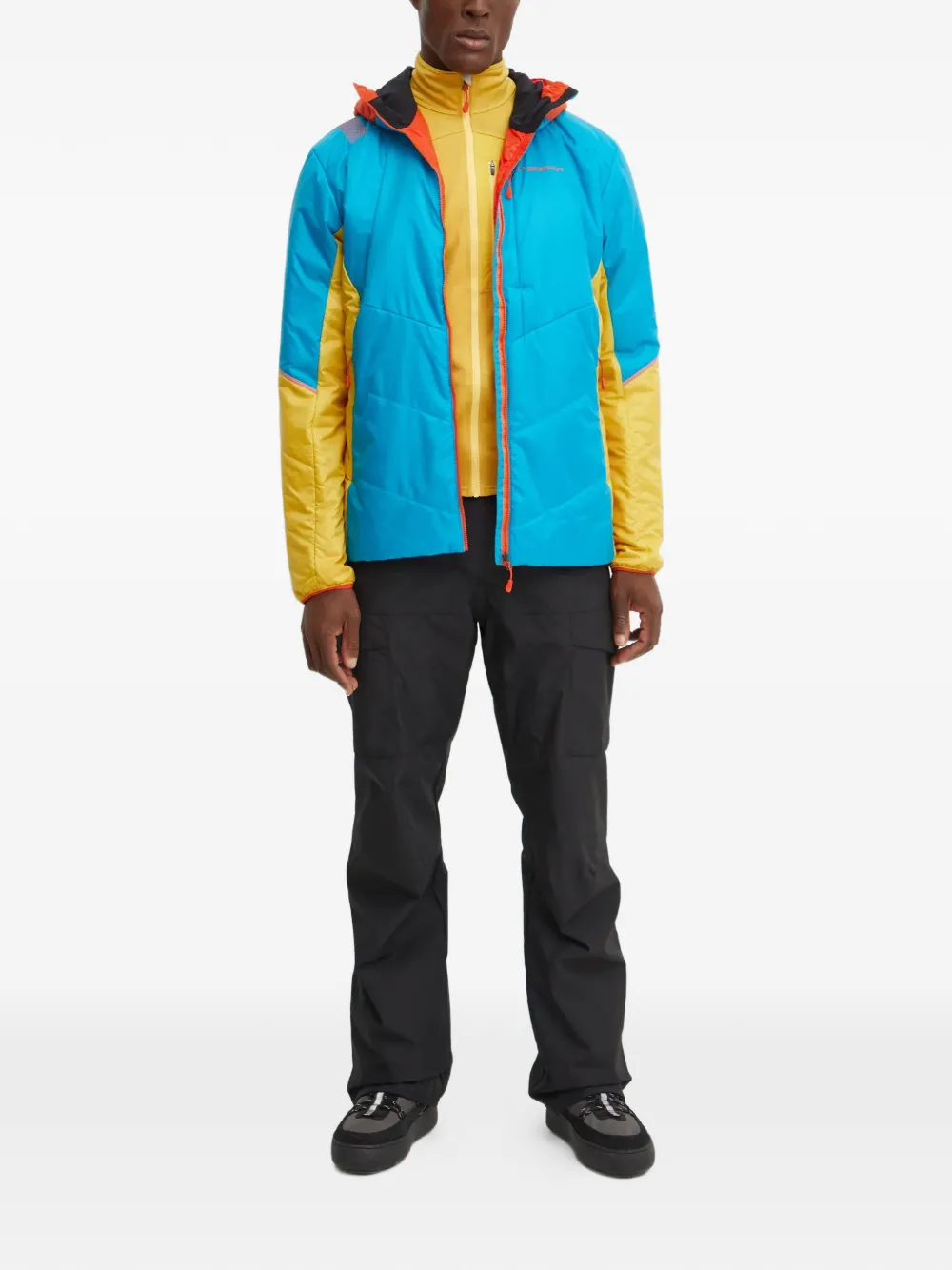 La Sportiva Gewatteerd jack met capuchon Blauw