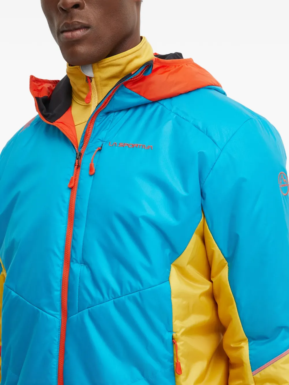La Sportiva Gewatteerd jack met capuchon Blauw