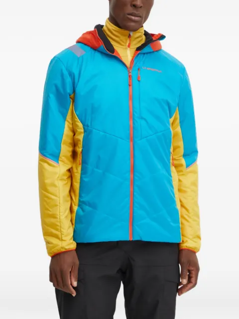 La Sportiva hooded quilted-design jacket