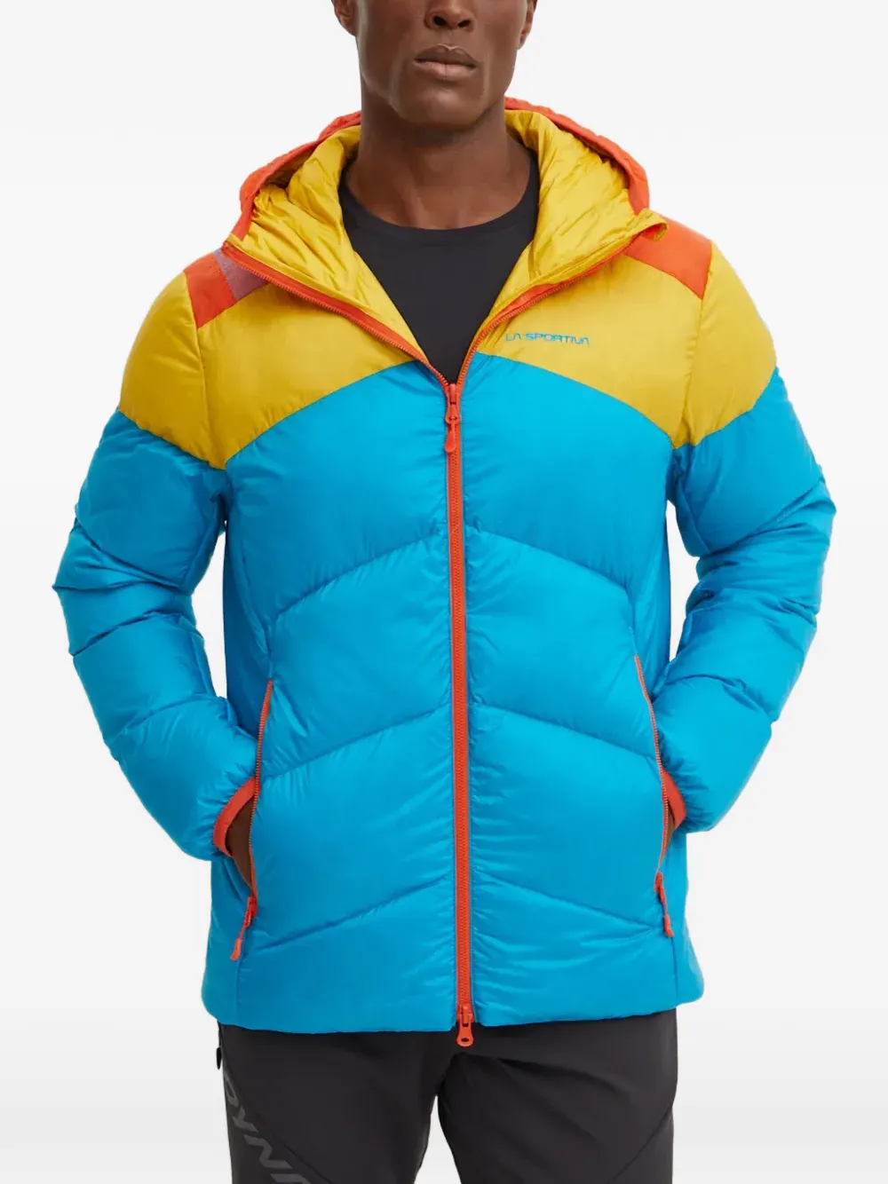 La Sportiva hooded padded jacket - Blu