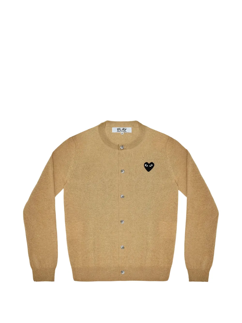 Comme Des Garçons Play heart-detail button cardigan - Marrone