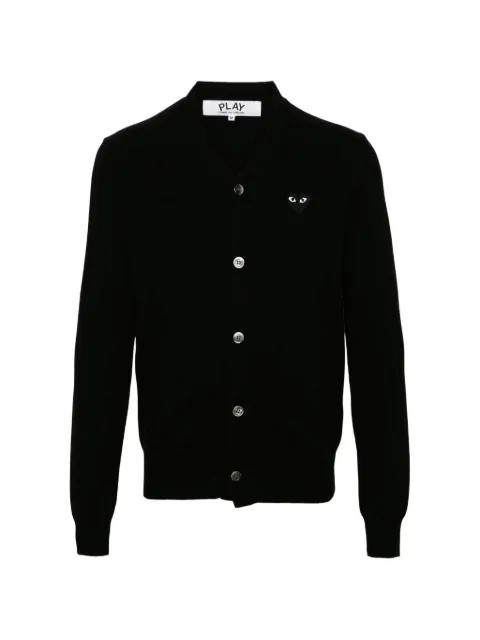 Comme Des Garçons Play logo-appliqué button cardigan