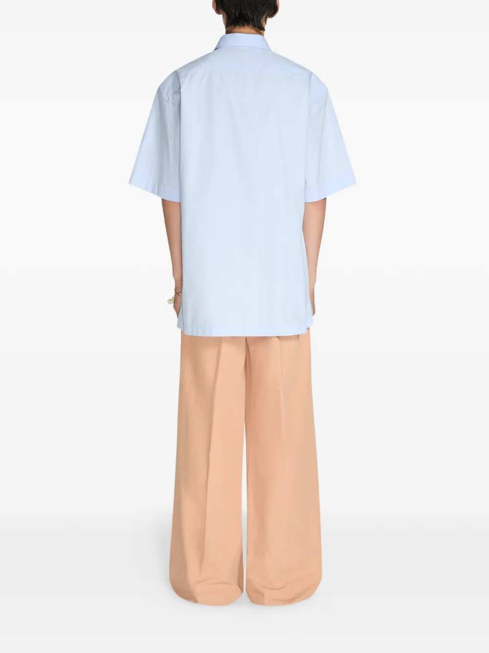 DRIES VAN NOTEN Overhemd met korte mouwen Blauw