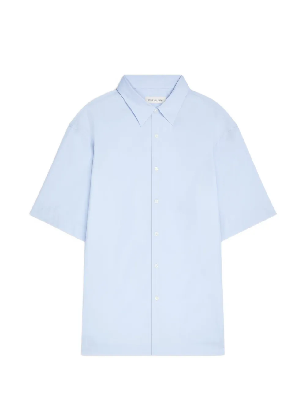 DRIES VAN NOTEN Overhemd met korte mouwen Blauw