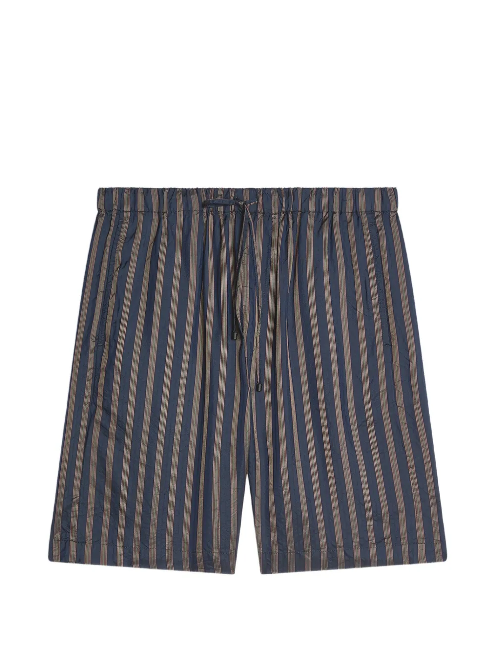 DRIES VAN NOTEN striped shorts - Blu