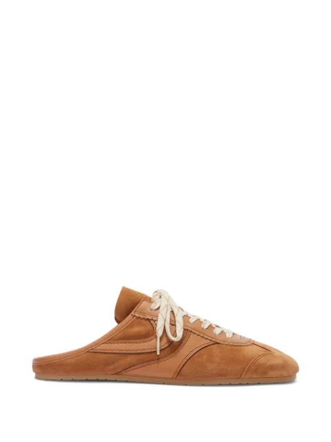 DRIES VAN NOTEN suede sneaker mules