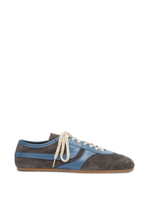 DRIES VAN NOTEN suede lace-up sneakers