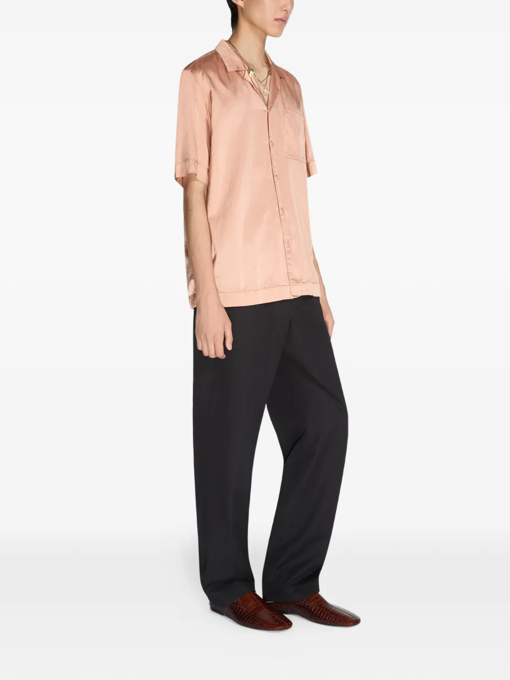  Dries Van Noten Chest-pocket Shirt - Neutrals 