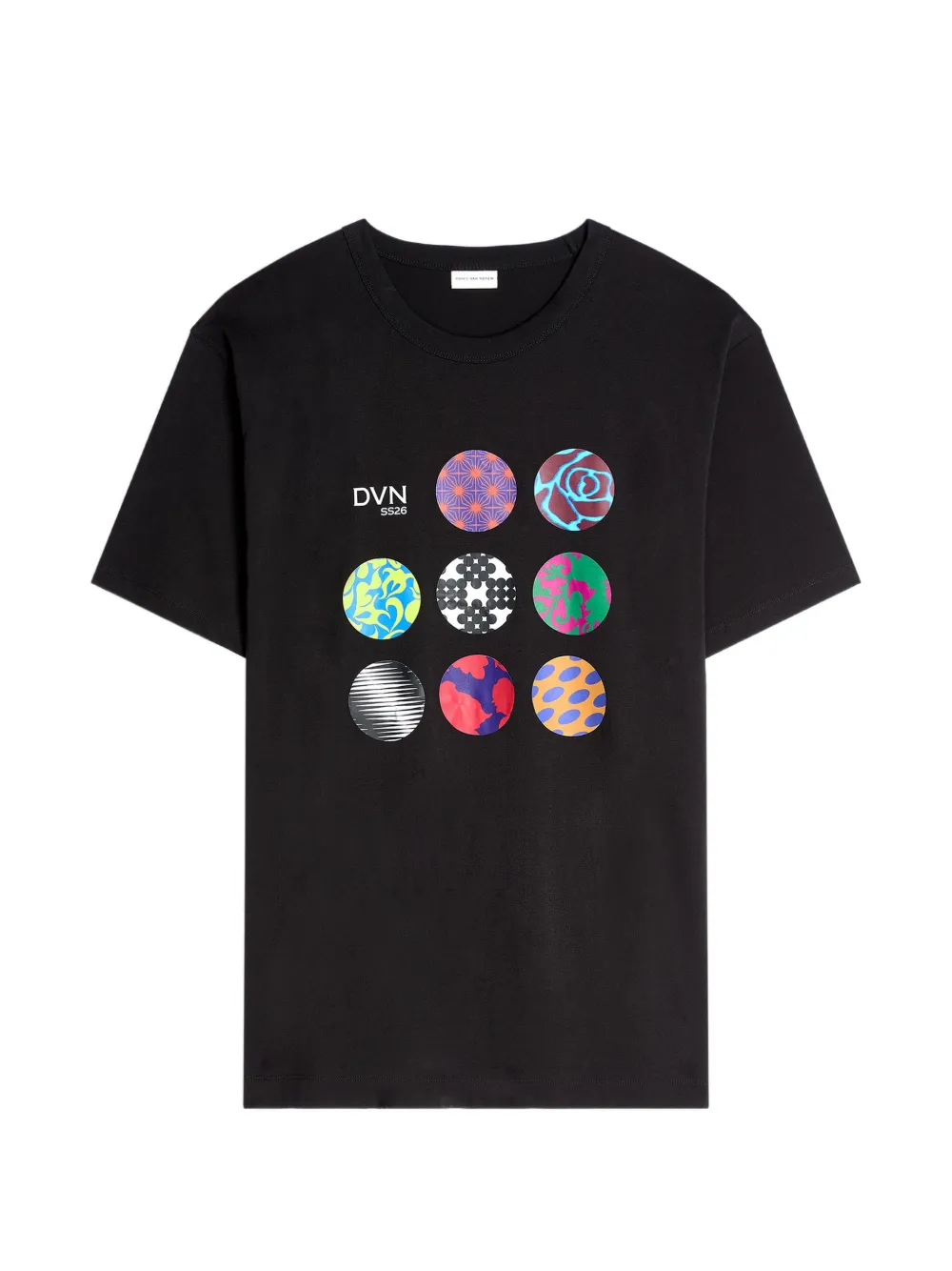 DRIES VAN NOTEN graphic show T-shirt - Nero