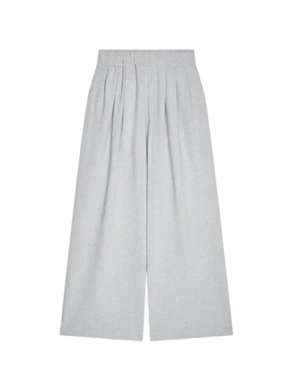 Dries Van Noten Pleated Sweat Trousers in Grey